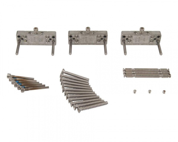 Крепеж петли створки Patio FOLD Alu (3 штуки), штифт 40 мм, 765866