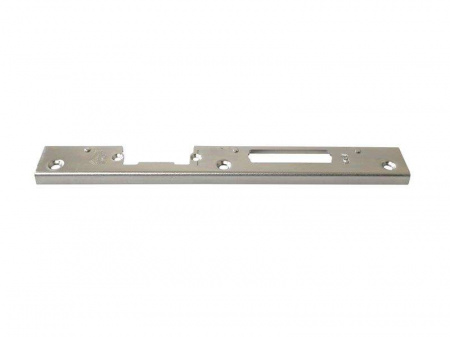 3456513 Планка ответная KFV под ригель и фалевую защелку левая (VEKA Topline AD 103.202/203; Softline AD 103.198/219; Topline 103.222/223)