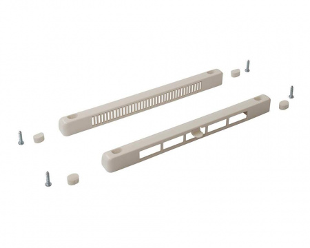 Комплект: клапан вентиляционный SM Tip Vent MINI + козырек наружный TIP MINI, 4-13 m3/ч, белый RAL9016