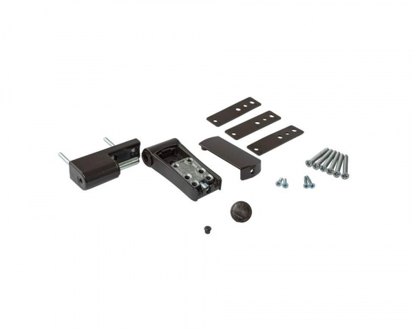 Петля дверная регулируемая  Elementis 3-D 110мм (14-19,5 мм) на 120 кг, корич. RAL8019