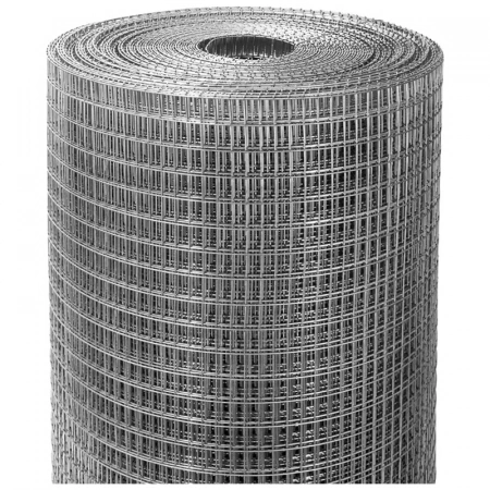 Сетка сварная рулонная оцинкованная 25x25х1,4 мм, 1,5х50 м (75 м²)