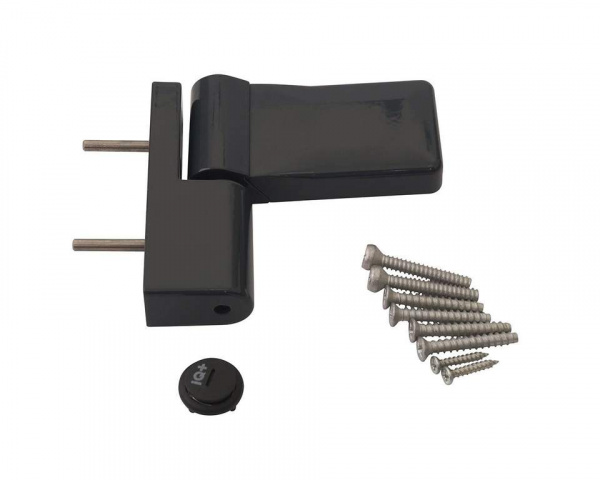 Петля дверная ELEMENTIS серия IQ-Plus 16-19 мм, Антрацит RAL7016