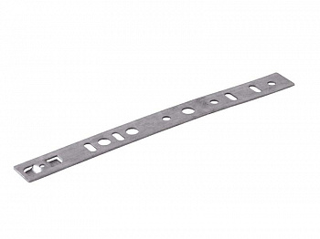 Пластина анкерная Elementis  для профиля KBE, LG   L=255 мм (Ширина захвата по внешним краям, 30 мм, толщина 1,4мм)