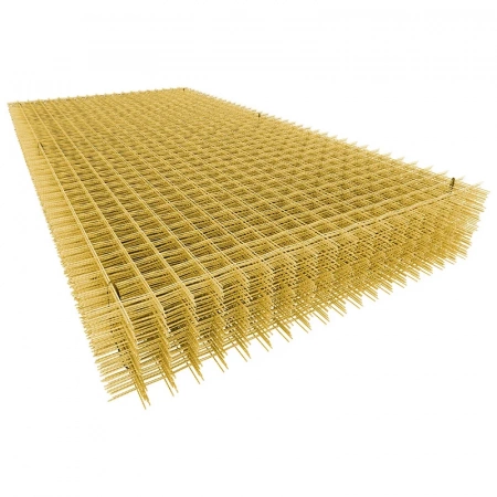 Сетка стеклопластиковая композитная 100x100х2,5 мм, 1x2 м (аналог мет. 4 мм)