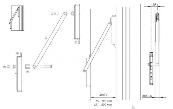 Передача стоечно-рамная, размер 150, EV1