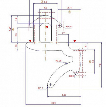 (SCLKBE227S) Уплотнитель для профиля KBE 227 (рама, створка), EPDM, черный