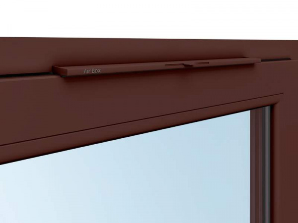 Клапан вентиляционный Air-Box Comfort, коричневый RAL8017