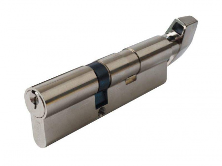 Цилиндр профильный MAXBAR с плоской ручкой CVG/K 60(ручка)/40(ключ),никелированный