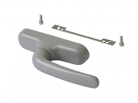 Комплект поворотный Giesse Classic V.02, серебро RAL9006, 01188970
