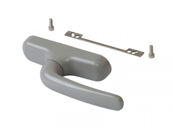 Комплект поворотный Giesse Classic V.02, серебро RAL9006, 01188970