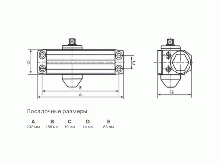 Доводчик Elementis 604 EN4, Черный RAL9005