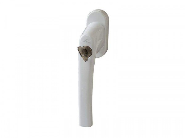 Ручка Rotoline с ключом Tilt First 37мм, белый RAL9016