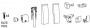 Комплект аксессуаров Giesse GS1000-HL, свыше 100 кг, черный RAL9005, 09775590