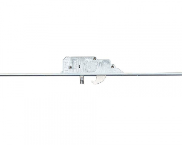Замок многозапорный AS3600 2400/U24/35/92/8 с 3 фалевыми защелками и 2 крюками, оцинк.