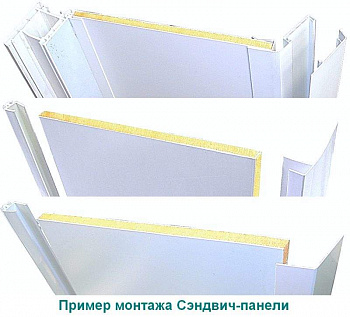 Сэндвич-панель Bauset RS 10х1500х3000 (0,6x1,0) белый матовый