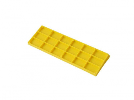 Пластина рихтовочная Bistrong 100x34x4 желтая