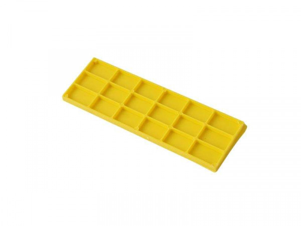 Пластина рихтовочная Bistrong 100x34x4 желтая
