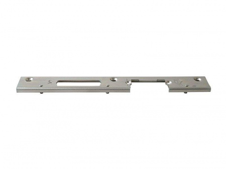 3456513 Планка ответная KFV под ригель и фалевую защелку левая (VEKA Topline AD 103.202/203; Softline AD 103.198/219; Topline 103.222/223)