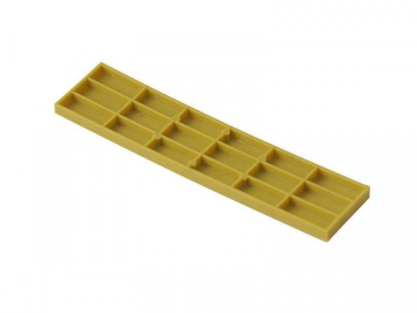 Пластина рихтовочная Bistrong 100x24x4 желтая