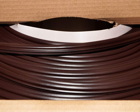 Уплотнитель контурный для межкомнатных дверей DEVENTER, ТЭП, темный шоколад RAL 8017