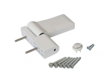 Петля дверная ELEMENTIS серия IQ-Plus 16-19 мм, Белый RAL9016