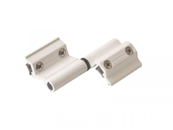 Петля поворотная оконная, Проведал, регулируемая +-1,2 mm, белая RAL9016