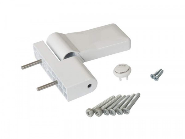 Петля дверная ELEMENTIS серия IQ-Plus 19-22 мм, Белый RAL9016