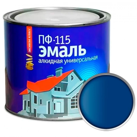 Эмаль универсальная ПФ-115 синяя СЛЗ 20 кг