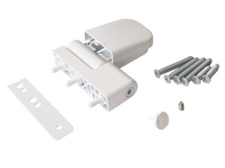 Петля дверная Maxbar 89NN, 16,5-19 мм, Белый RAL9016