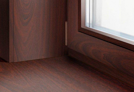 Подоконник пластиковый Moeller LD S 30 /600/ МАХАГОНИ МАТОВЫЙ /6,0м/