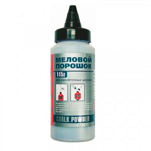 Порошок меловой для разметочных шнуров, 115 г, красный