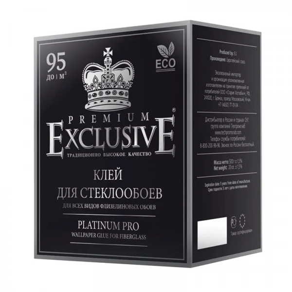Клей для стеклообоев EXCLUSIVE Platinum Pro, 500 г
