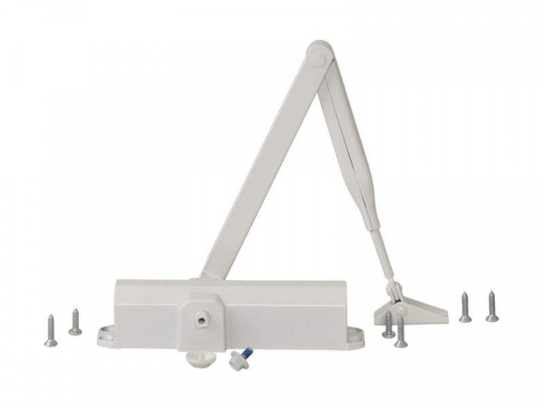 Доводчик dormakaba  TS-Compakt Size2/3/4 с тягой, Белый RAL9016