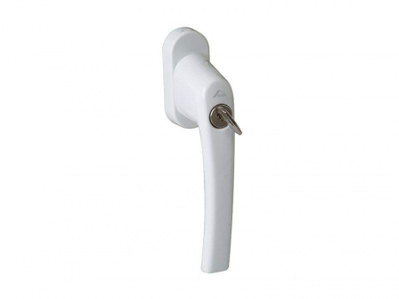 Ручка Rotoline с ключом Tilt First 37мм, белый RAL9016