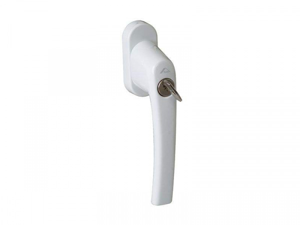 Ручка Rotoline с ключом Tilt First 37мм, белый RAL9016