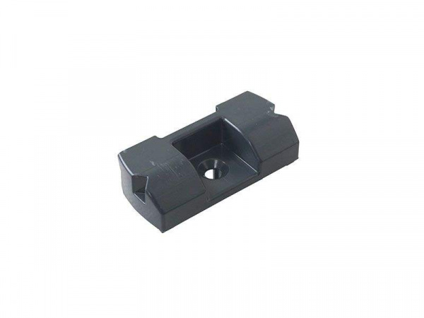 Подпятник 11,5 мм. на средний запор или в фурнитурный паз. чёрный AL.M.F12. RAL7016