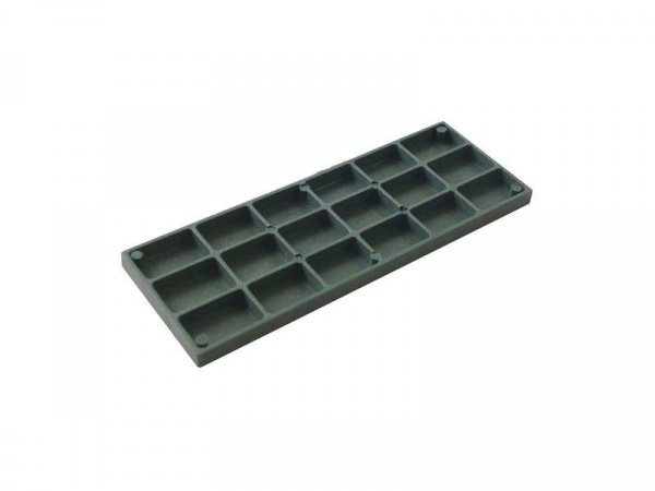 Пластина рихтовочная Bistrong 100x36x5 зеленая