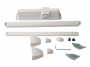 Доводчик dormakaba  TS-90 Impulse EN3/4, Белый RAL9016 с тягой