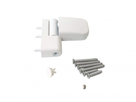 Петля дверная Maxbar 89NN, 16,5-19 мм, Белый RAL9016