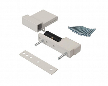 Петля дверная Elementis Compact, на 80кг., Белый RAL9016
