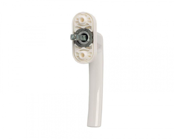 Ручка Rotoline 37 мм белый RAL 9016, 2 винта М5х45, с логотипом Roto