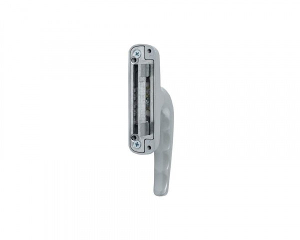 Ручка оконная COMFORT двухзахватная, серебр. RAL9006