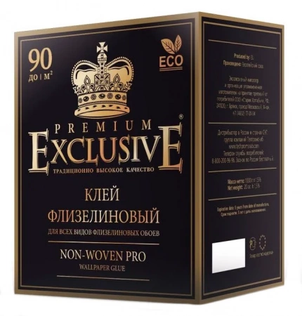 Клей для обоев EXCLUSIVE Флизелиновый Pro, 500 г