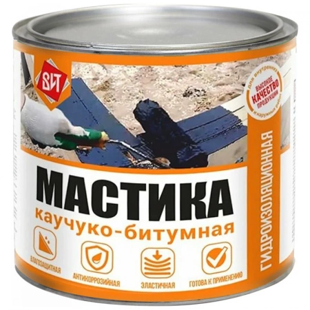 Мастика битумная гидроизоляционная каучуковая ЦАРИЦЫНСКИЕ КРАСКИ 4 кг