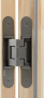 Петля скрытая, 3D, универсальная, 190x31 мм, 120 кг, цамак/алюминий, матовый никель