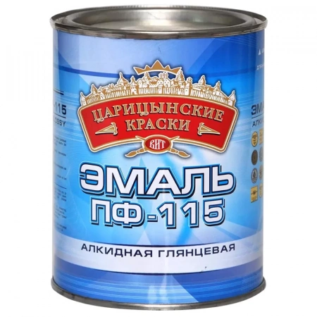 Эмаль Царицынские краски ПФ-115 универсальная, алкидная, бежевая, 0.8 кг