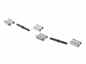 Комплект поворотный Giesse Classic V.02, серебро RAL9006, 01188970