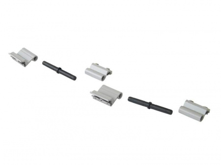 Комплект поворотный Giesse Classic V.02, серебро RAL9006, 01188970