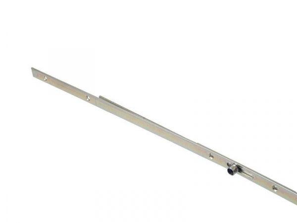 Замок Maxbar №856 привод от ручки F16/45/92/8мм, с 4 роликовыми цапфами удлиняемый Серебристый