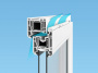 Клапан вентиляционный Air-Box Comfort MINI, белый, уплотнитель черный